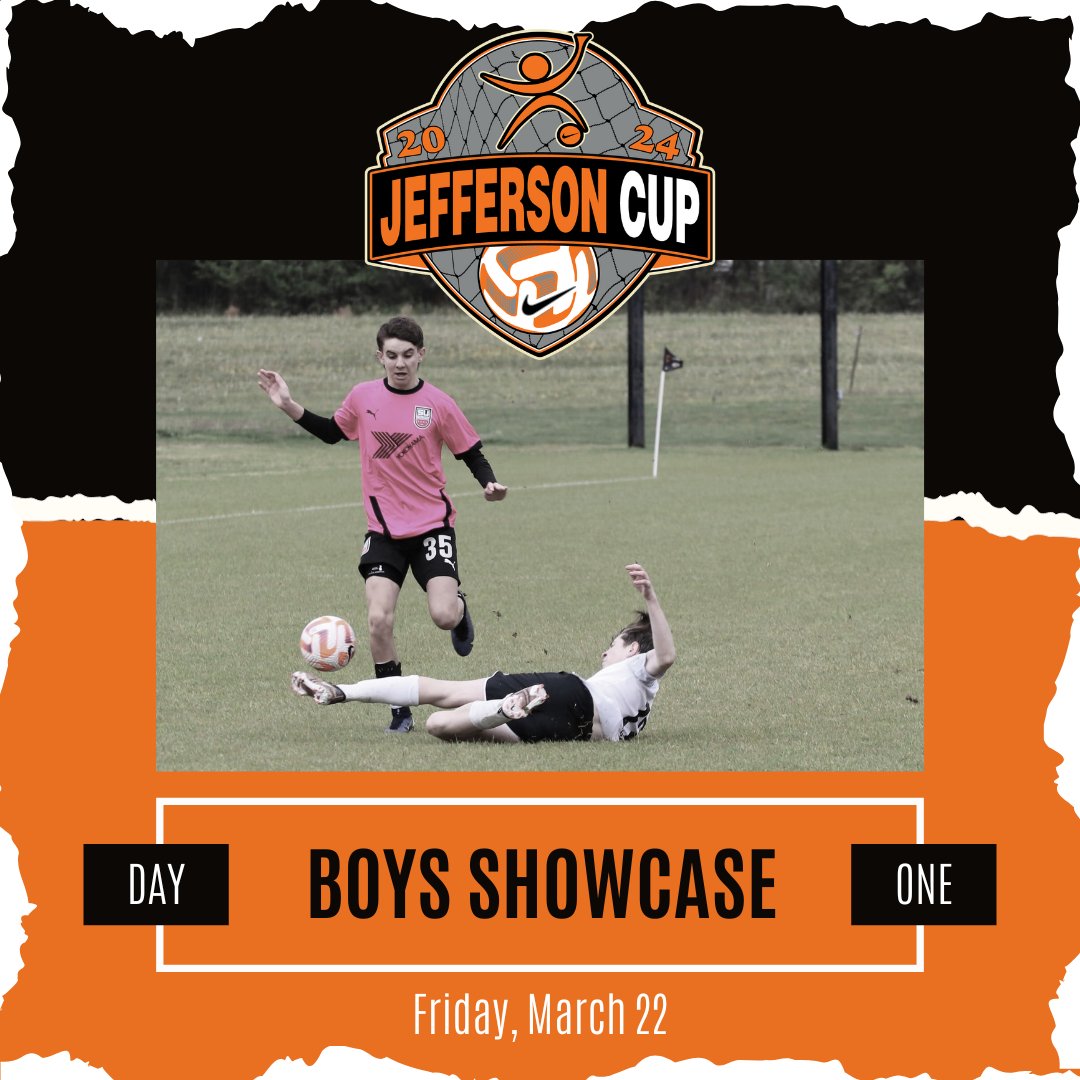 Rise and shine, it's time for the Jefferson Cup Boys Showcase Weekend! ⚽️☀️ #JeffersonCup #jeffcup24