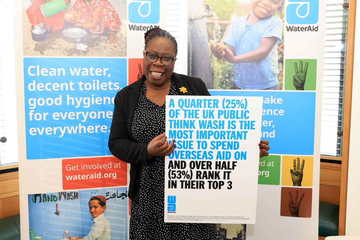 Joined @WaterAidUK to reinforce the importance of ensuring safe and reliable water supplies and sanitation for everyone. It’s unacceptable that people still have to travel and wait in long queues to access clean water and adequate sanitation as a basic human right.