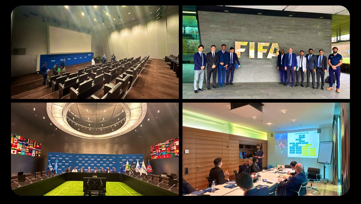 A visit to FIFA HQ for our @FootballMBA