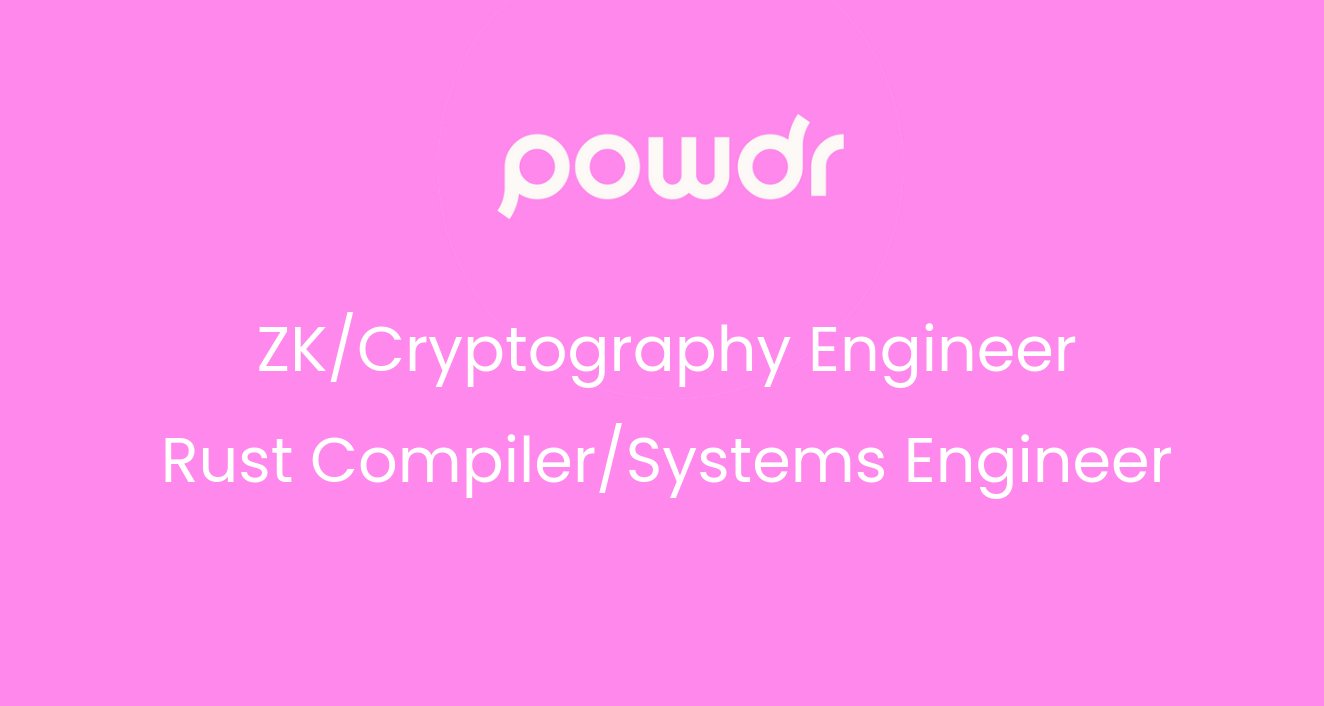 powdr labs on X: &ldquo;We&rsquo;re growing our amazing team and currently 