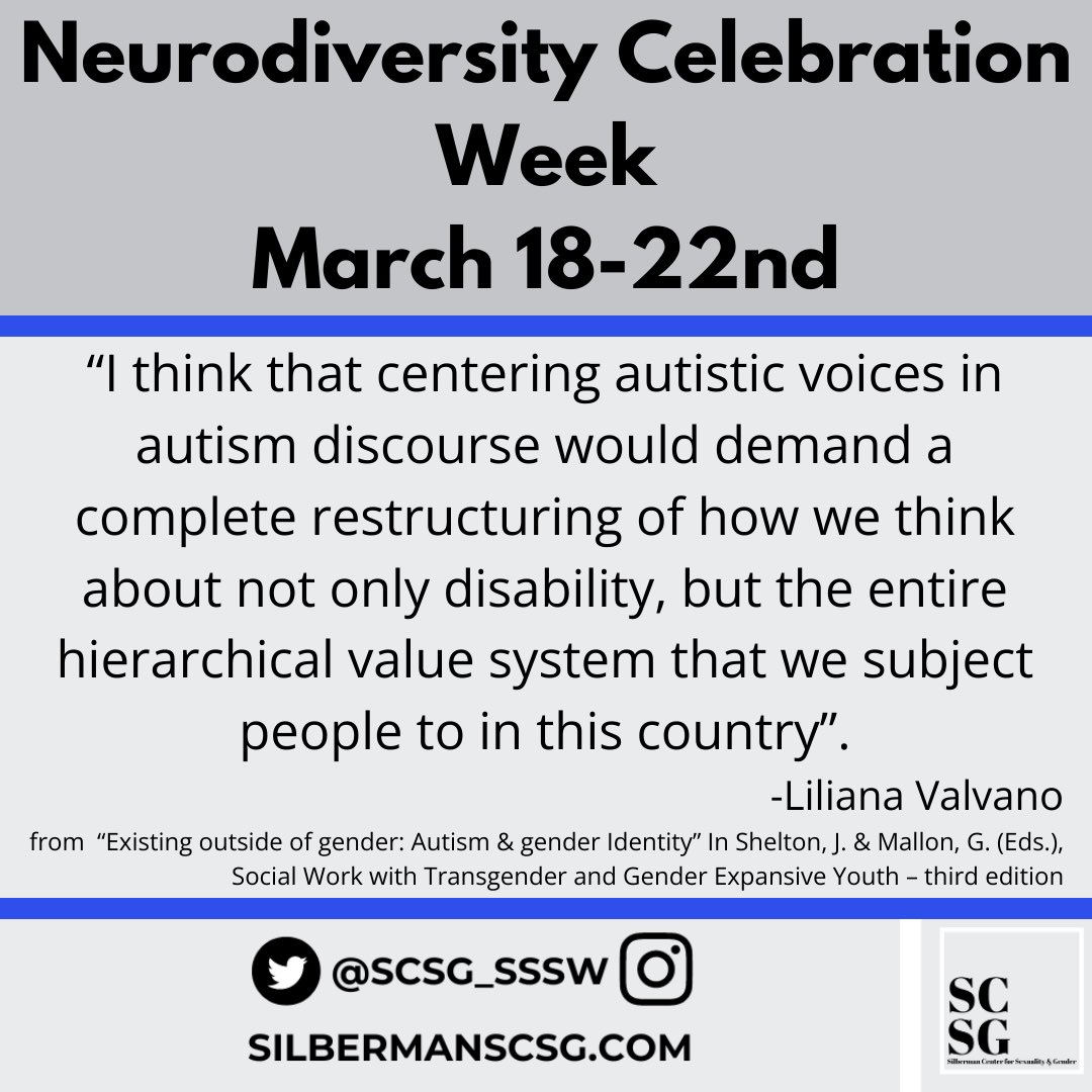 In honor of Nuerodiversity Celebration Week check out this event on April 3rd!
#nuerodiversitycelebrationweek