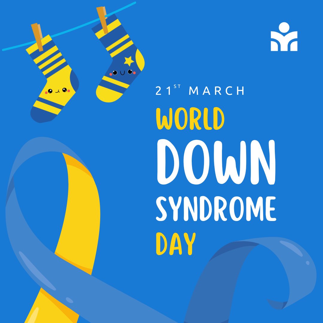 Down syndrome, aka Trisomy 21, is a congenital disorder due to an extra chromosome. It can result in varying degrees of physical and intellectual challenges. People with Down syndrome can lead fulfilling lives too! Let's do our part. End The Stereotype! #DownSyndromeDay