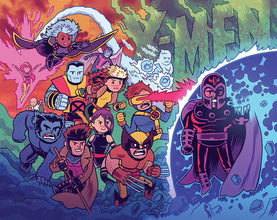 MISTERHIPP's tweet photo. To me, my X-men. #TBT https://t.co/0Ma3IN15pX
