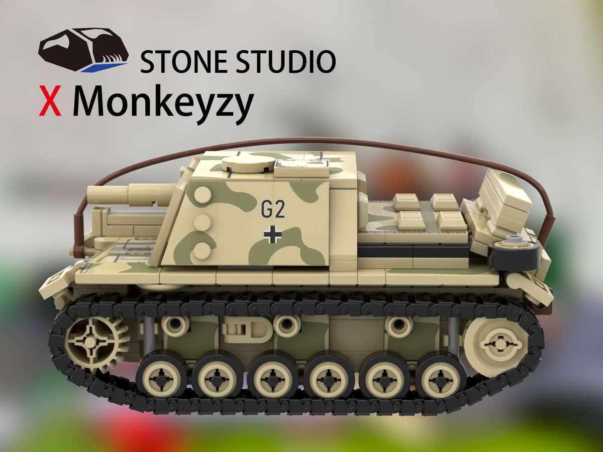 ODEWM2023's tweet photo. Stone Studio
WW2 German Sturm-Infanteriegeschütz 33B Self-Propelled Heavy Assault Gun MOC
#LEGO #Brickmania #BrickDesigners #ODEWM #Stonestudio #brickveteran #thedefenderbrick #MOC https://t.co/m6drOcWNmI