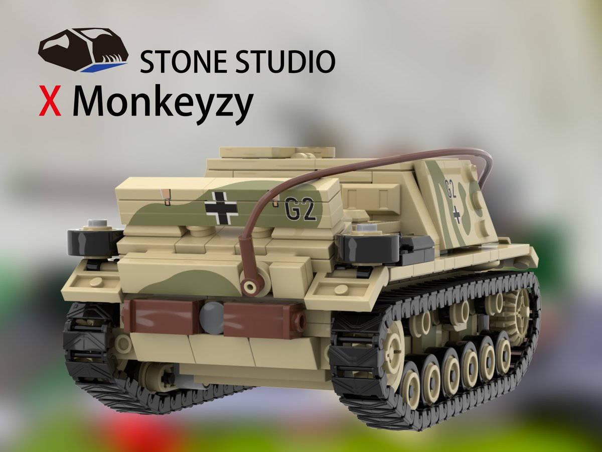 ODEWM2023's tweet photo. Stone Studio
WW2 German Sturm-Infanteriegeschütz 33B Self-Propelled Heavy Assault Gun MOC
#LEGO #Brickmania #BrickDesigners #ODEWM #Stonestudio #brickveteran #thedefenderbrick #MOC https://t.co/m6drOcWNmI