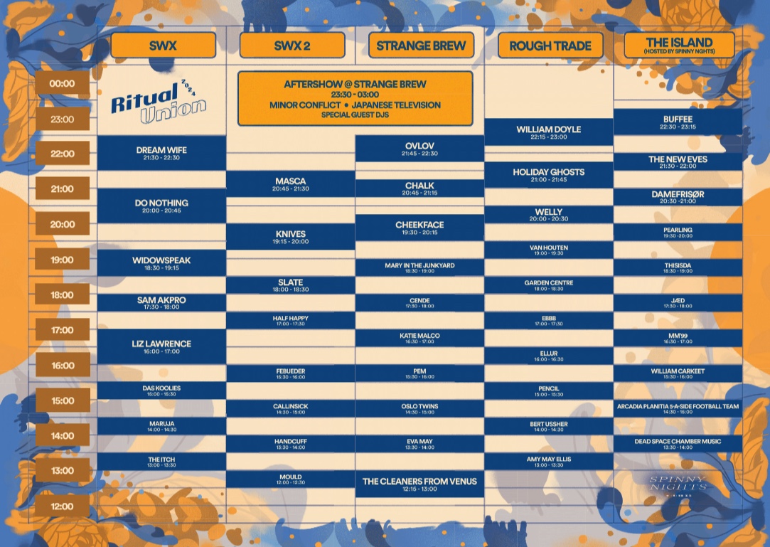 💫🫧clashfinder🫧💫 Join us this Saturday for 15 hours of music, from over 50 artists, across 4 venues, all for just £25❣️ What’s your RU plan of action for this weekend? If you haven’t got your tix yet, grab them now at ritual-union.co.uk