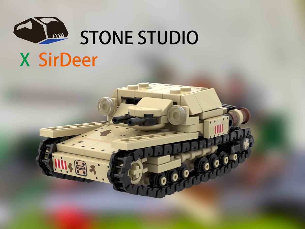 ODEWM2023's tweet photo. Stone Studio
WW2 Italy Carro Veloce 33 (CV -33) Tankette MOC
#LEGO #Brickmania #BrickDesigners #ODEWM #Stonestudio #brickveteran #thedefenderbrick #MOC https://t.co/yQgVptTiF3