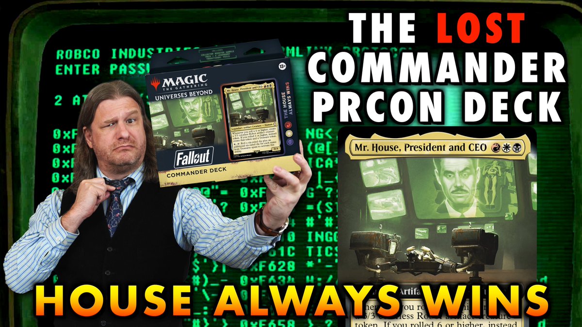 Build-Your-Own Precon: "House Always Wins"
Video: youtu.be/KLGXBNInBE8

#MagicTheGathering