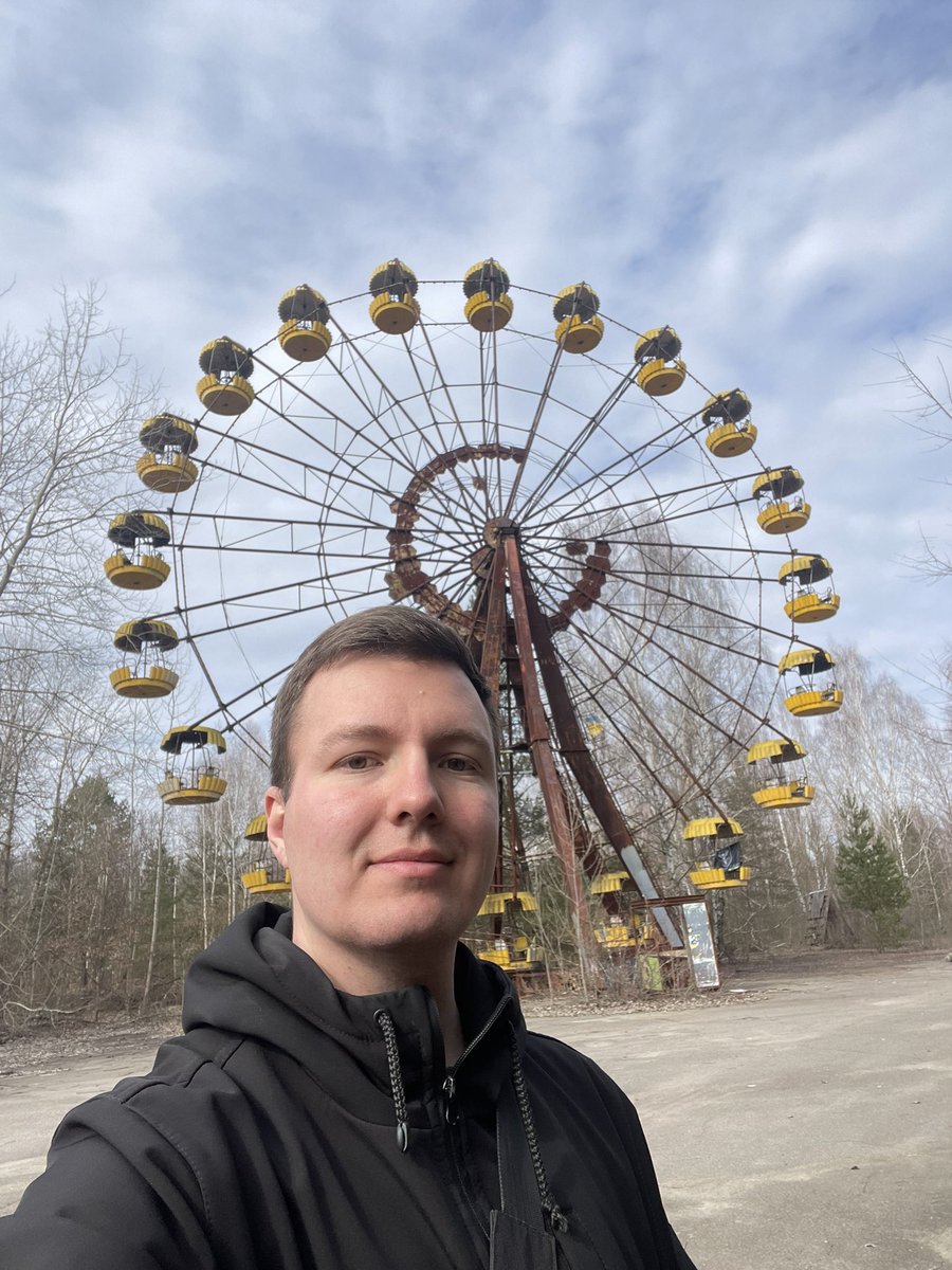 BogdanTimura's tweet photo. ☢️Hi from Chornobyl and Pripyat’ 
👁️👁️👁️ https://t.co/wMAyN0D278