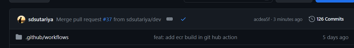 stick2dev's tweet photo. @stick2dev My first ci/cd pipeline is ready too dive into deployment 😎

#sumitsutariya #stick2dev #devops #mern https://t.co/2p3pSLT5M1