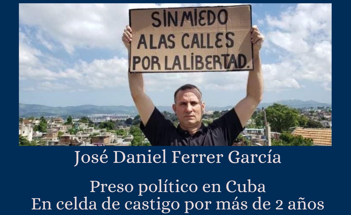 #SOSFerrer #FreeFerrer #LibertadParaTodosLosPresosPoliticosEnCuba