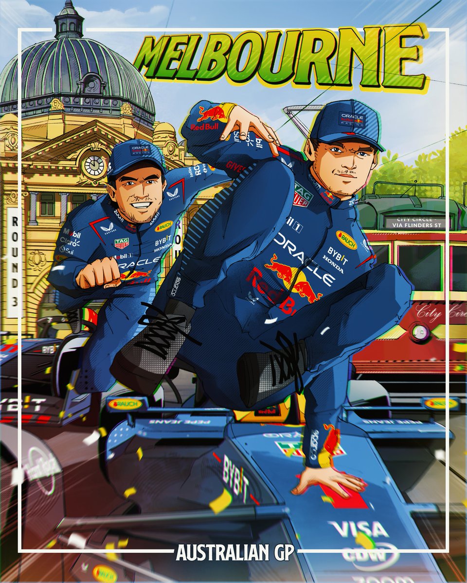 redbullracing's tweet photo. 🇦🇺🏁😎 #AusGP https://t.co/cFFZm55wZ6