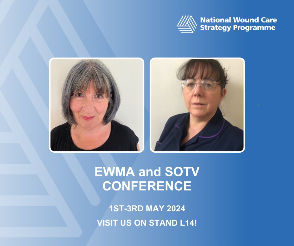 Join us at the EWMA conference in May where Una Adderley and Jacky Edwards will be giving presentations about the work of the National Wound Care Strategy Programme: nationalwoundcarestrategy.net/una-adderley-a… #WoundCareEducation @EWMA @SoTV_UK