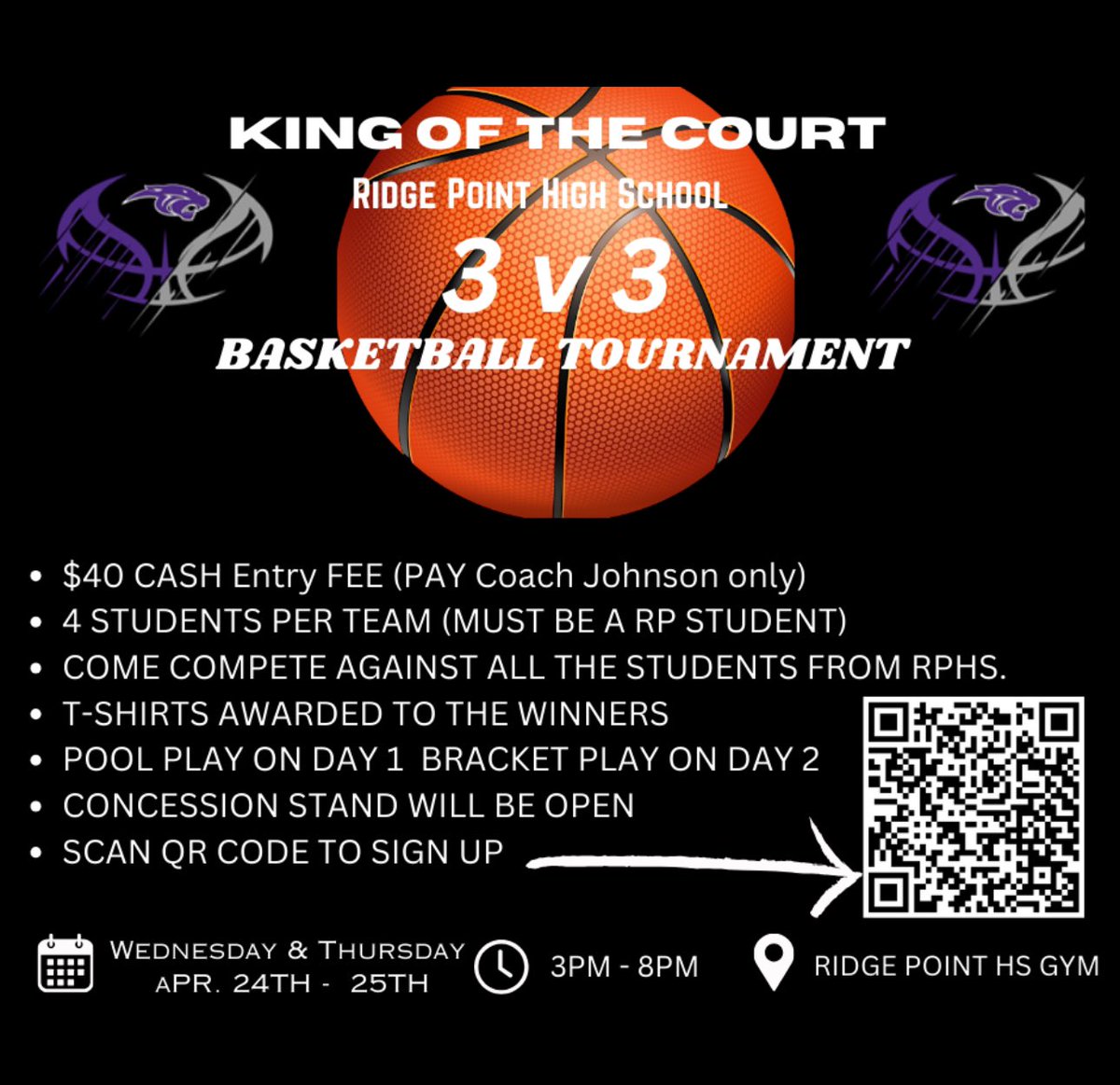 Ridge Point Basketball (@rpboysbball) on Twitter photo CALLING ALL BALLERS!!!!! Who’s going to claim the title of KING OF THE COURT!!!
<a href="/RP_AVID/">Ridge Point AVID</a> <a href="/RPHS_BoysSoccer/">RPHS Boys Soccer</a> <a href="/RPHS_Tennis/">Ridge Point Tennis</a> CALLING ALL BALLERS!!!!! Who’s going to claim the title of KING OF THE COURT!!!
<a href="/RP_AVID/">Ridge Point AVID</a> <a href="/RPHS_BoysSoccer/">RPHS Boys Soccer</a> <a href="/RPHS_Tennis/">Ridge Point Tennis</a>