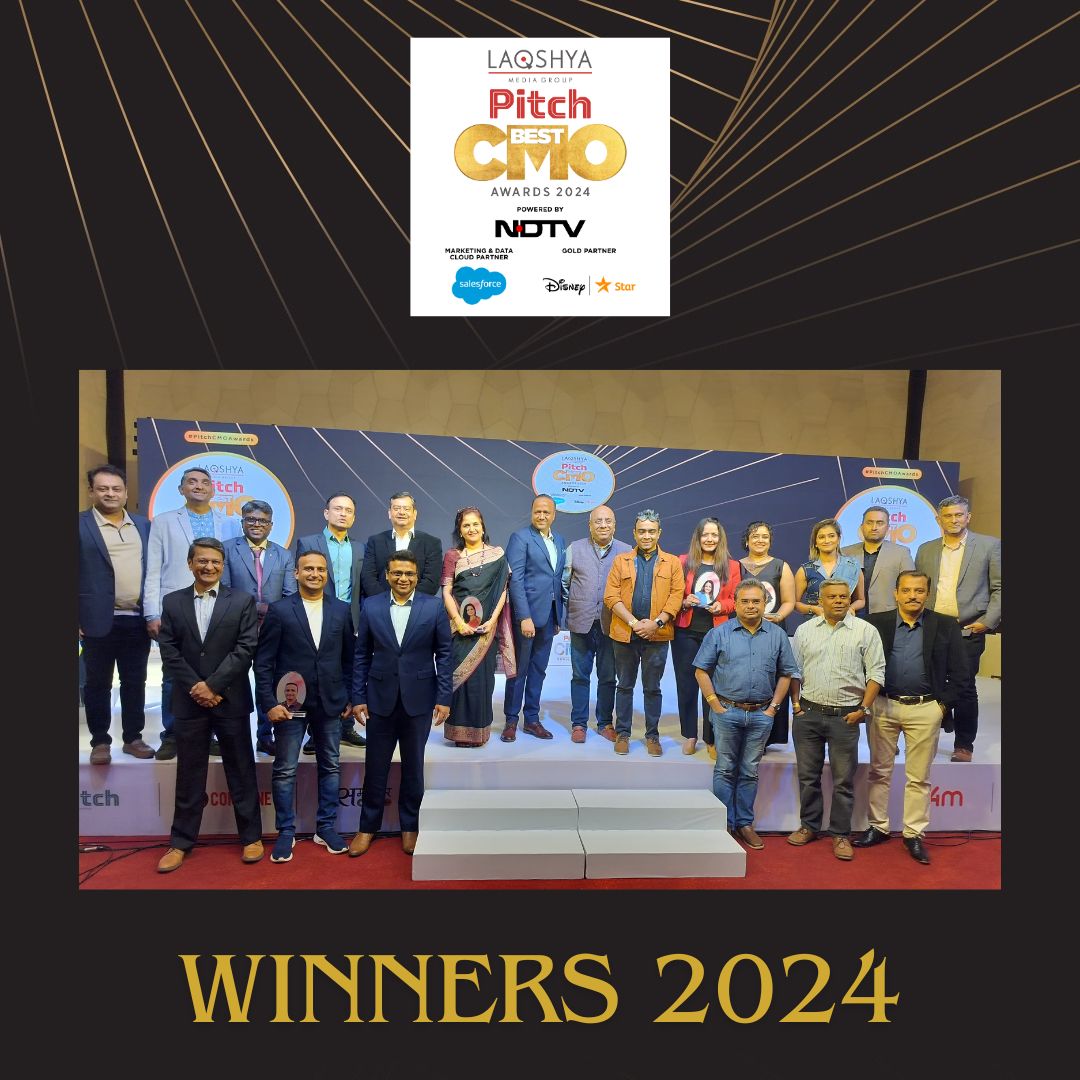 Many congratulations to the winners of the Laqshya #PitchCMOAwards! The industry luminaries were recognized and honored across 16 different categories for their path-breaking work throughout 2023.👏

@laqshyamedia @ndtv @salesforce @StarIndia

#e4mAwards #PitchCMOAwards