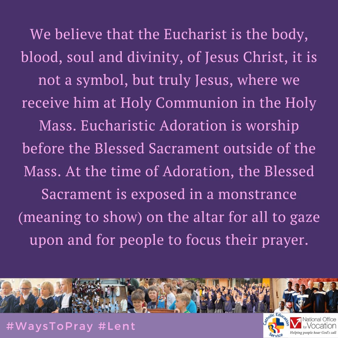 As we journey through Holy Week, we look to Jesus and reflect upon his great sacrifice. Understanding Adoration can be a special way to do this. #WaysToPray #Lent #HolyWeek @ukvocation @CathEdService