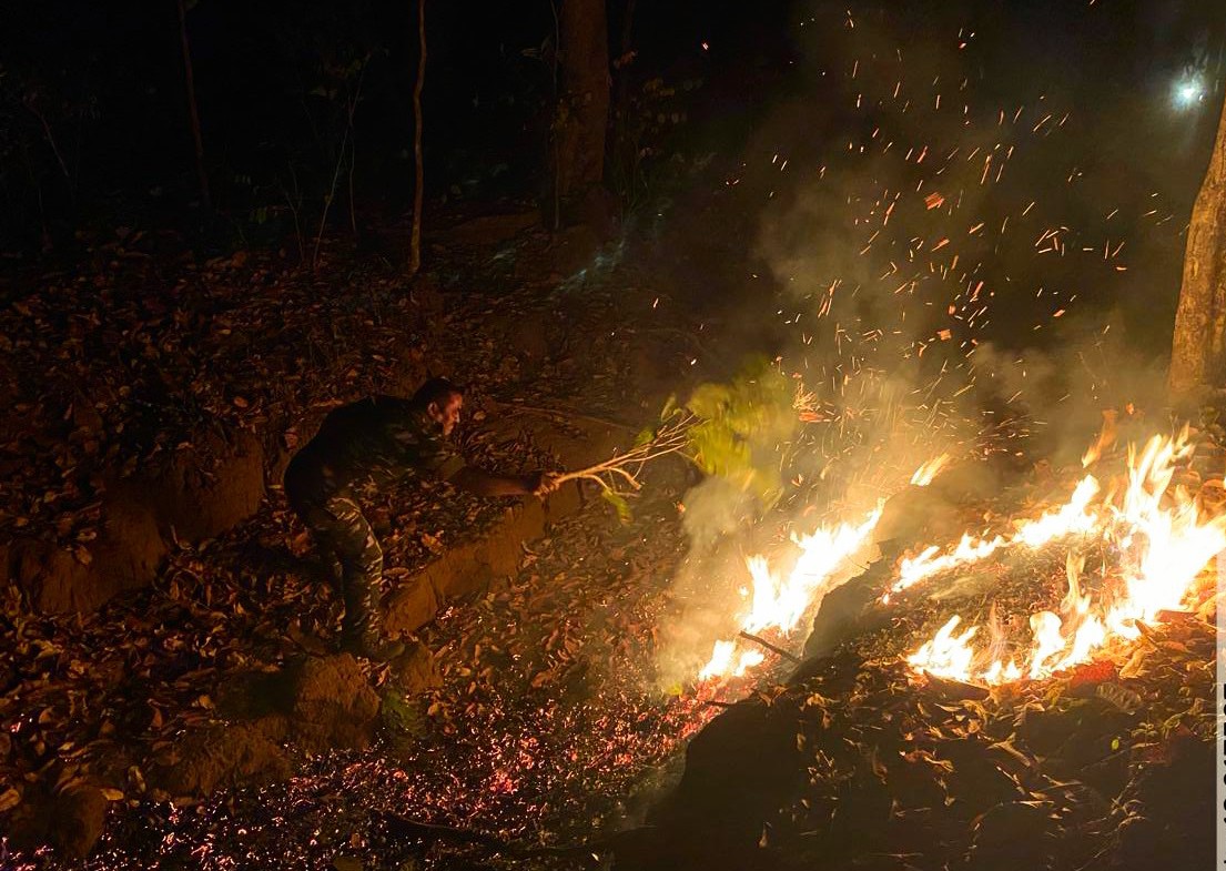 Man vs Fire

This is no ordinary man but protector of forest. He fights alone in dark against the monstrous fire to save forests.