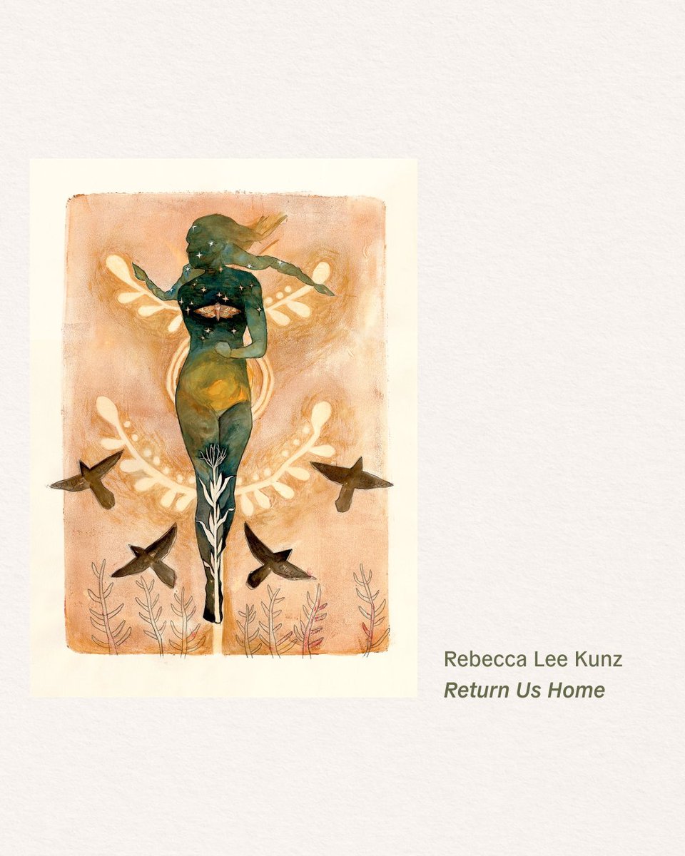 🕊️ Beauty and inspiration for today: “Return Us Home,” a watercolor by artist Rebecca Lee Kunz. Her work draws upon Cherokee tribal mythology to explore climate justice. 🗞️For more art, poetry, and other updates in the AWCS newsletter 💌 allwecansave.earth/newsletter