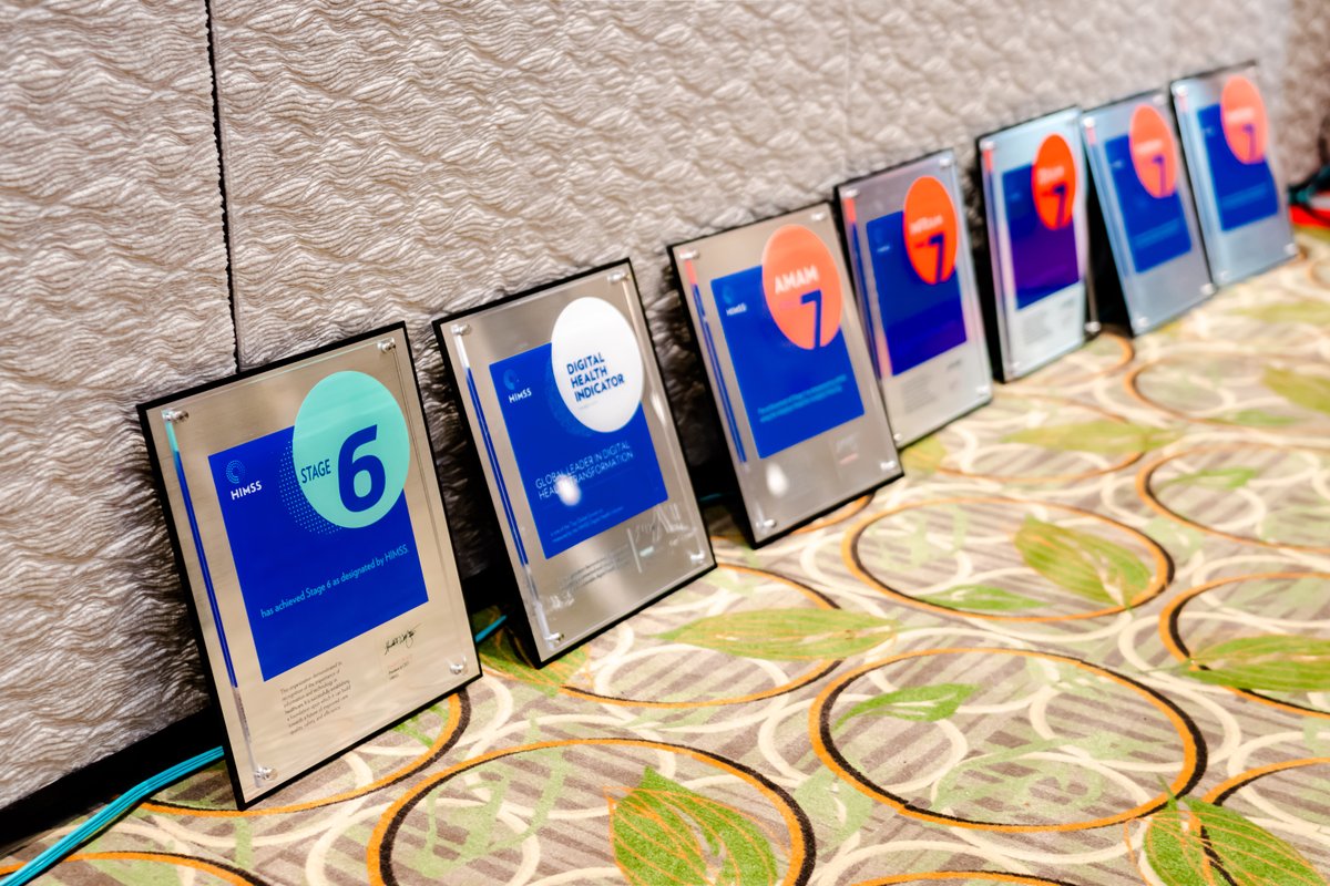 HIMSS's tweet image. Last week at #HIMSS24, we had the privilege of recognizing several healthcare organizations around the world for their various achievements with HIMSS maturity models. 🤩 

Hats off to all you #changemakers for your persistence and dedication! 👏🏻👏🏼👏🏽👏🏾👏🏿