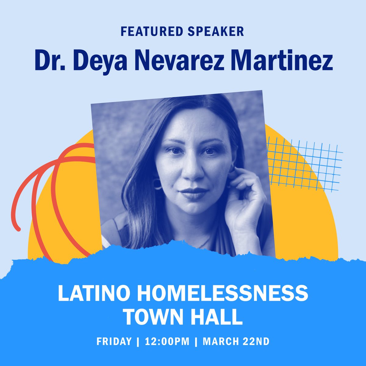 Dr. Deya Nevarez Martinez is an Assistant Professor of Urban and Regional Planning at Michigan State University and an expert when it comes to Latino homelessness in LA County.    We are honored to have her join us for tomorrow’s Town Hall💙   RSVP here: everyoneinla.org/events