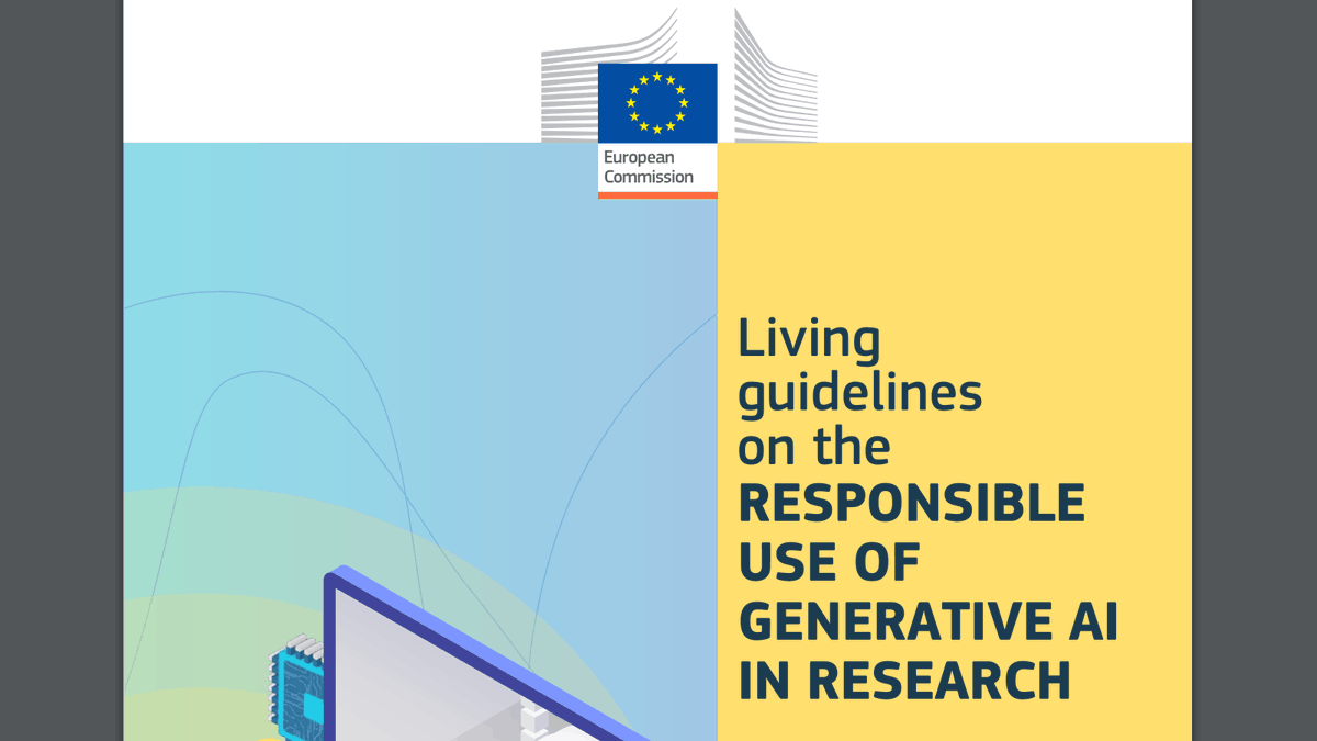 La Comisión Europea acaba de publicar unas directrices para el uso ético y responsable de la #IA en la ciencia. Aunque no son vinculantes, establecen una base firme para la integridad en la investigación científica. research-and-innovation.ec.europa.eu/document/2b6cf…