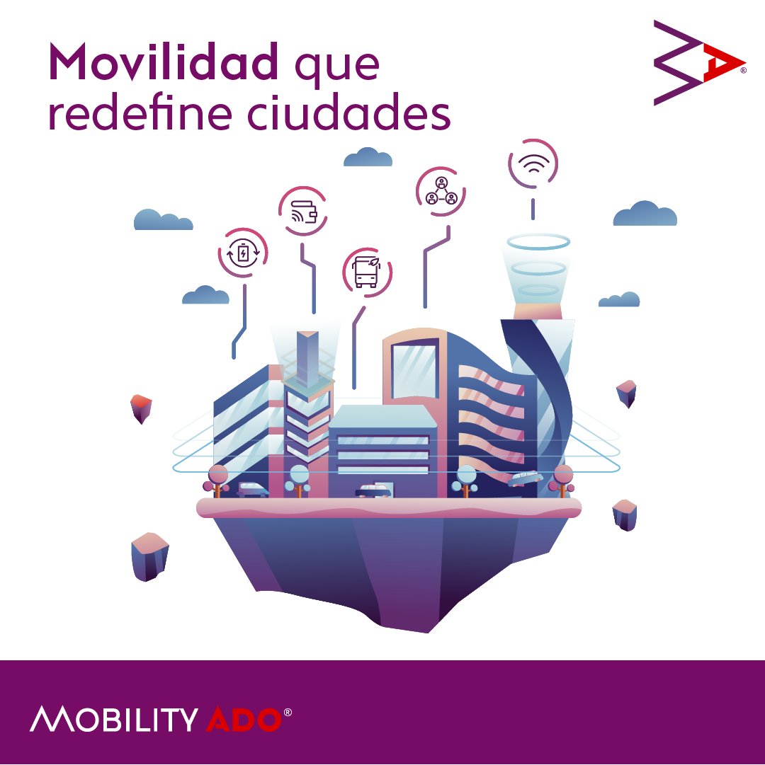 Somos  MOBILITY ADO una empresa socialmente responsable hecha en México, comprometida con la innovación y la transformación de las ciudades a través de la movilidad. ​ ​ Conoce más de esta evolución en:  mobilityado.com/ciudades