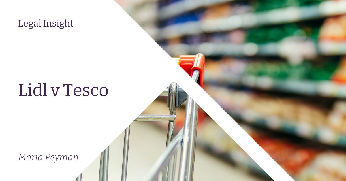 The latest instalment of the supermarket battles is in. Judgment in relation to the appeal in Lidl v Tesco was handed down earlier this week.

Maria Peyman explores here: birketts.co.uk/legal-update/l…

#LidlVTesco #Branding #Trademarks #IntellectualProperty #LegalInsight