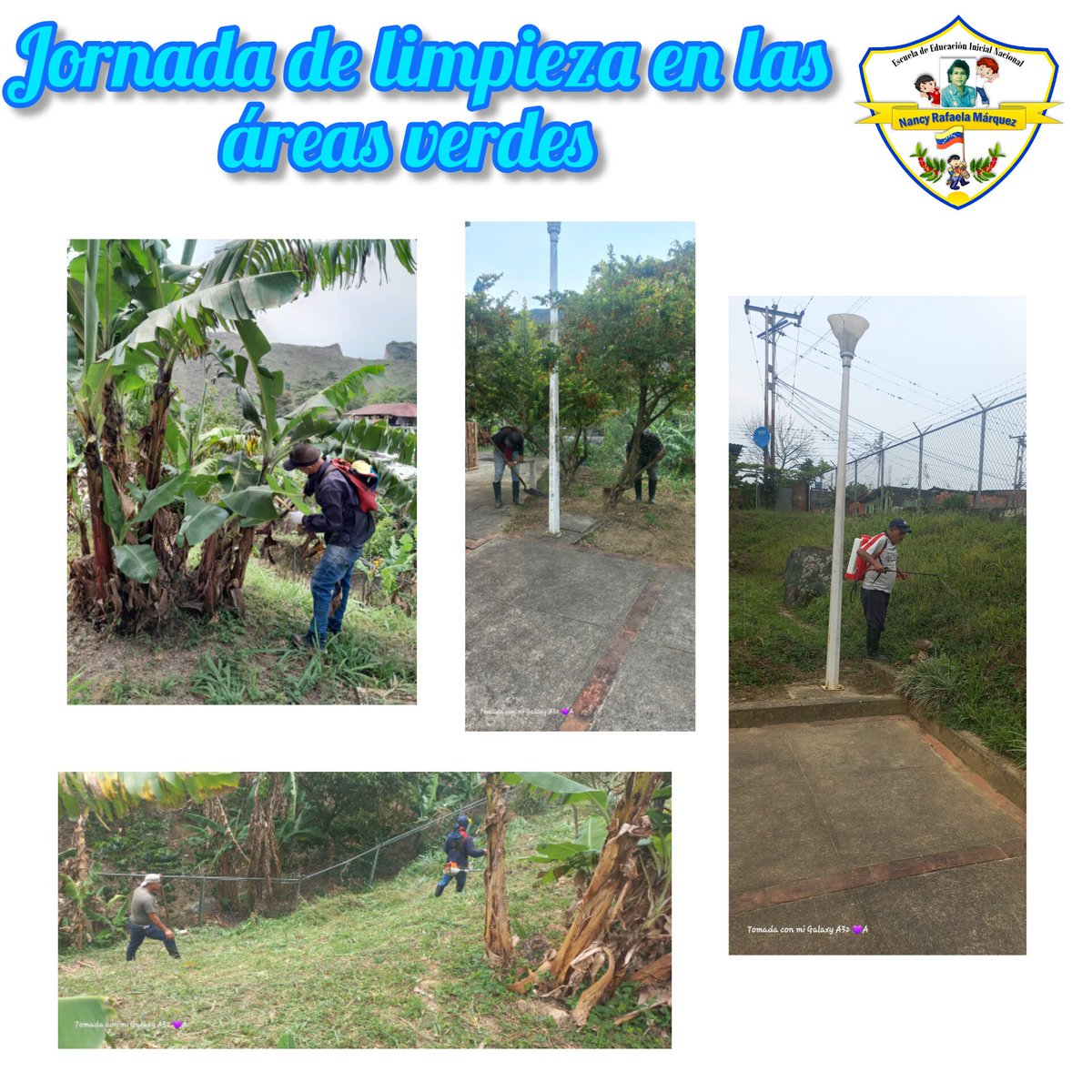 Gracias a nuestra Alcaldesa Flor Martinez por su compromiso con la institución Educativa EEIN Nancy Rafaela Marquez. Al enviar la cuadrilla para realizar jornada de mantenimiento en la áreas verdes <a href="/Berzabethg1/">Berzabethgandicaoficial</a> <a href="/_LaAvanzadora/">Yelitze Santaella</a> <a href="/CDCETachira/">CDCE Táchira</a> <a href="/CordobaFlorece/">CórdobaFlorece</a>