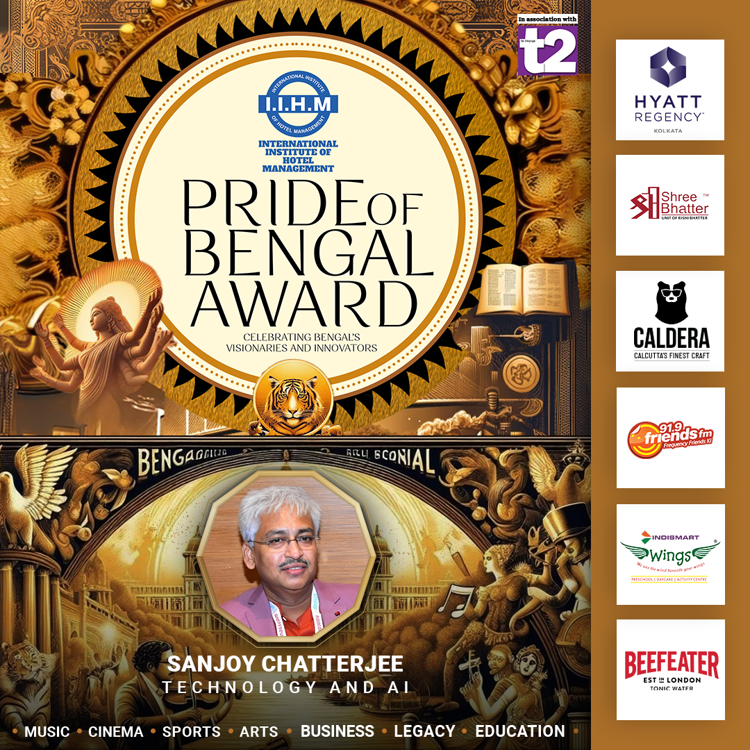 🌟Celebrating Excellence🌟 Congratulations to Sanjoy Chatterjee, an exceptional entrepreneur and visionary, on receiving the prestigious 2024 Pride of Bengal Award! 🎉 #PrideOfBengal #ai #iihm #iihmhotelschools #iihmbest3years #technology #kolkata #bengal #awards #hotel #tech