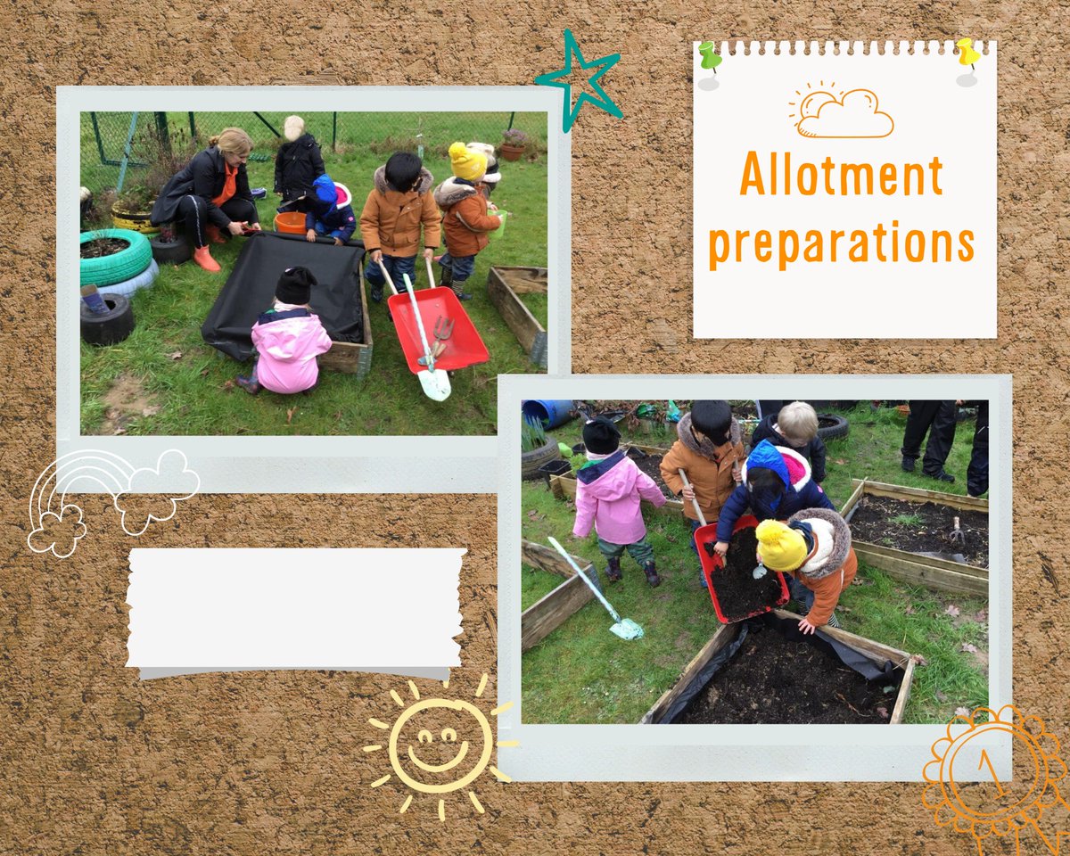 In support of the @EcoSchools project and its 'School Grounds', 'Bio Diversity' and 'Healthy Living' topics, our Guildford Pre-school has recently started preparing their allotment ahead of the growing season this year 🧡 Doesn't it look amazing? 👀