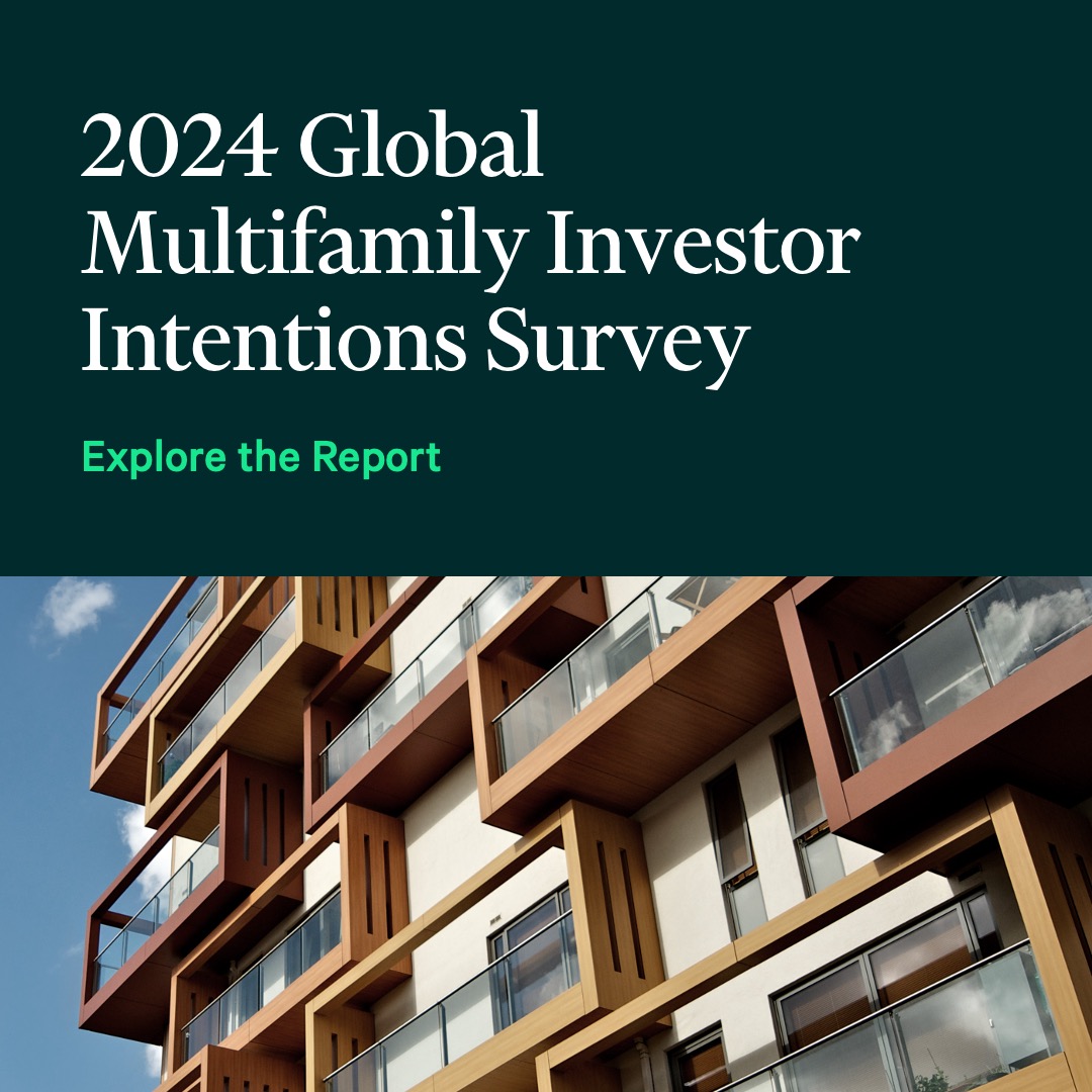 CBRE's 2024 Global Multifamily Investor Intentions Survey reveals upbeat investor sentiment, with 62% of #multifamily investors expecting to increase their purchasing activity from last year. cbre.co/3VoHMLR