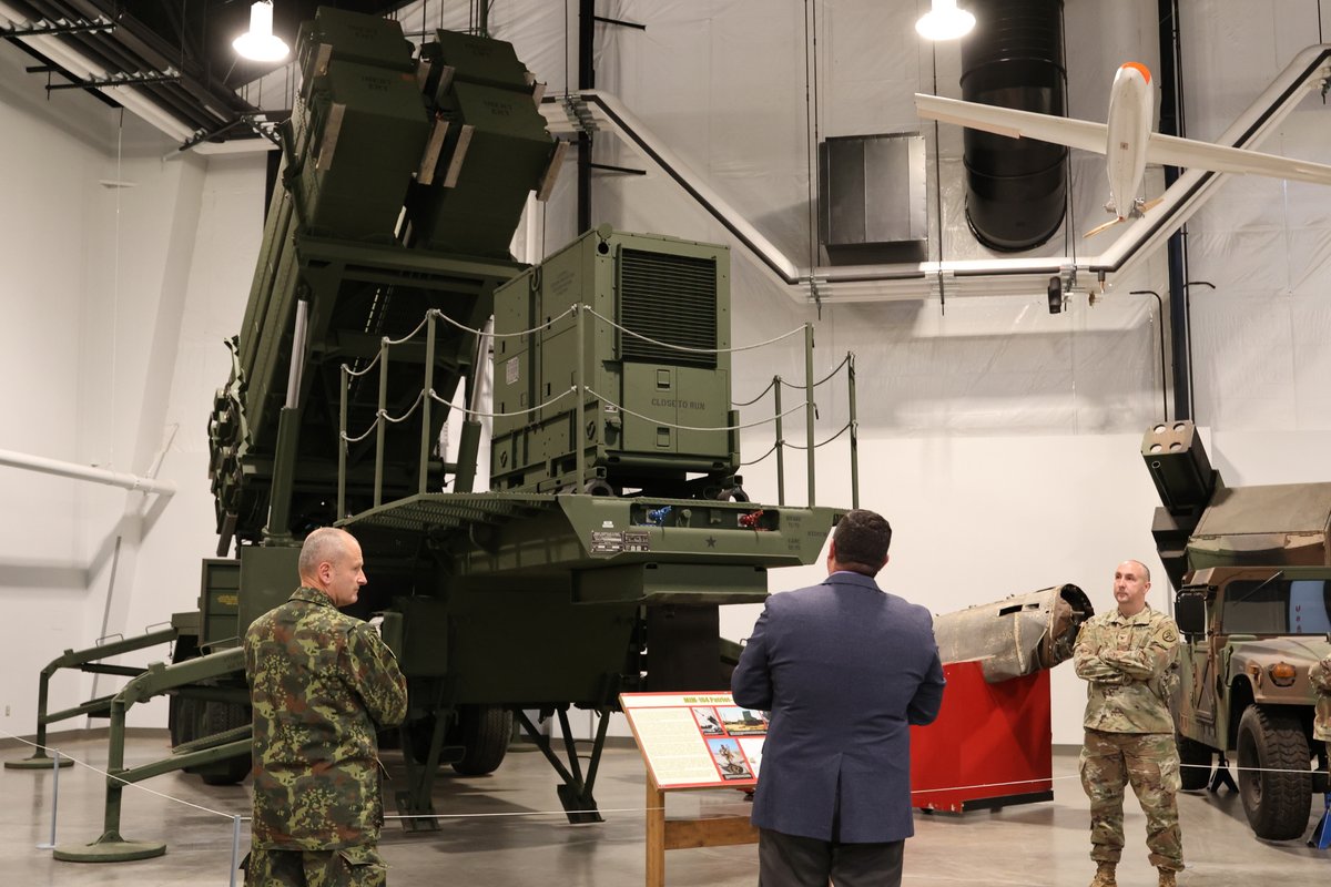 USArmyFortSill's tweet photo. Brig. Gen. Ferdinand Dimo, commander, Albania Armed Forces, visited to learn about the Air Defense Artillery Training Support Facility to learn the history of the ADA. π₯
π·: https://t.co/sVYCPOCjJn
#TeamSill #FiresStrong #FirstToFire https://t.co/xXdy3vTMaG