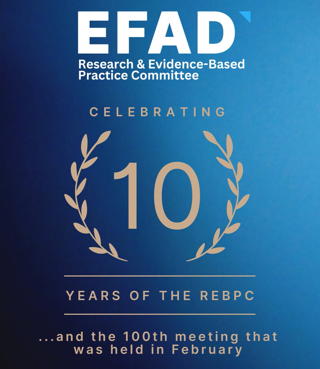 It is a privilege to Chair this dynamic committee within @efad_org and contribute to the EFAD Executive. 10 years young 🎂and looking forward to many more advancing evidence-based practice and research in dietetics 🥳 @trust_indi @BDA_Dietitians @ucdagfood