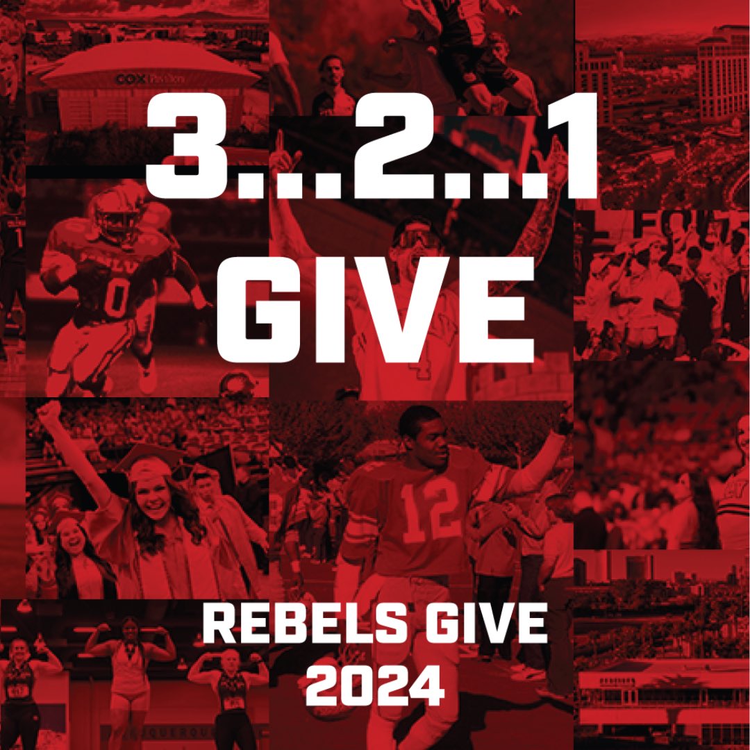 Today is #RebelsGive❗️Support UNLV Athletics and student-athletes by making your gift today! rebelsgive.unlv.edu/pages/athletic…