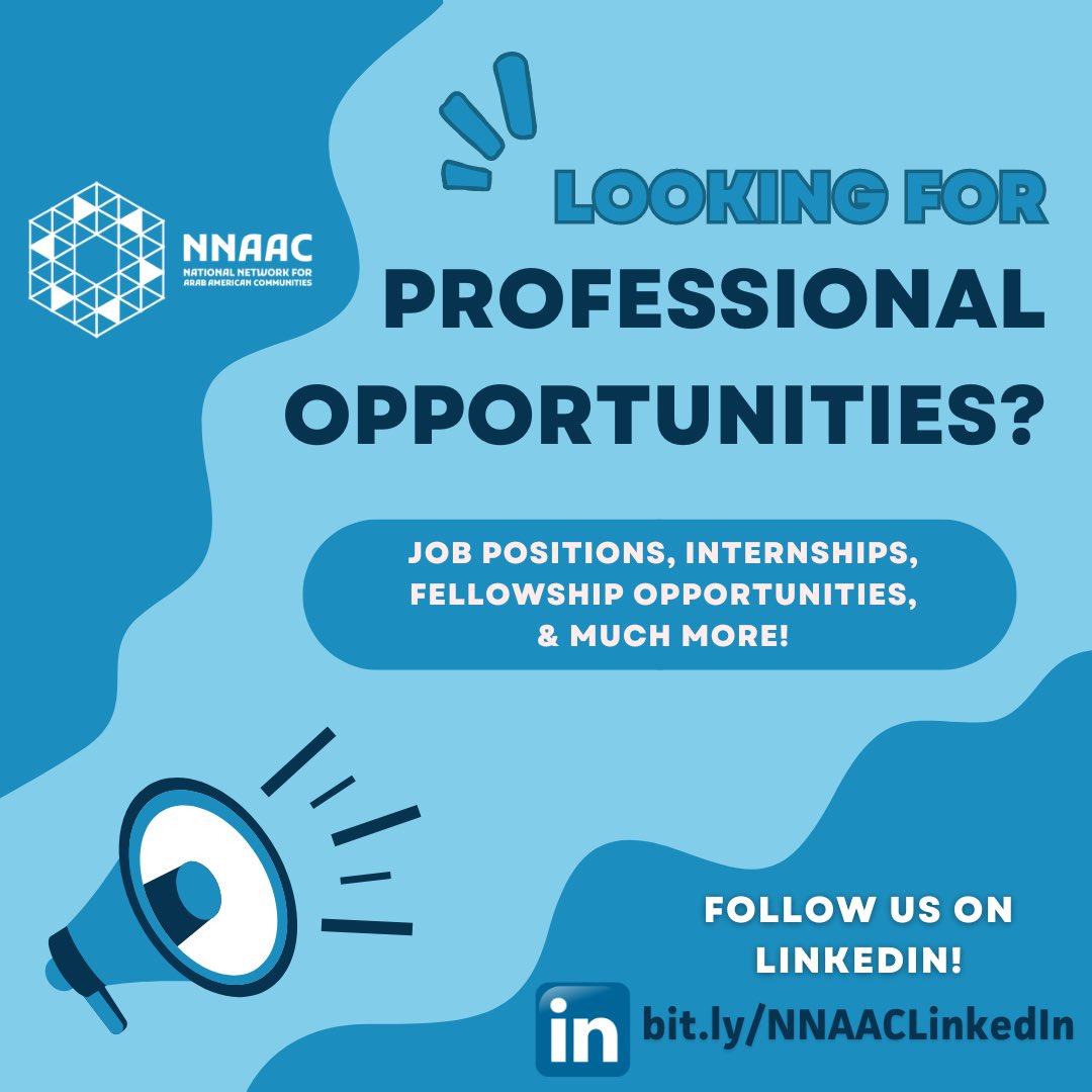 Make sure to follow our LinkedIn page to find professional development opportunities from NNAAC and our partners! bit.ly/NNAACLinkedIn 🔗