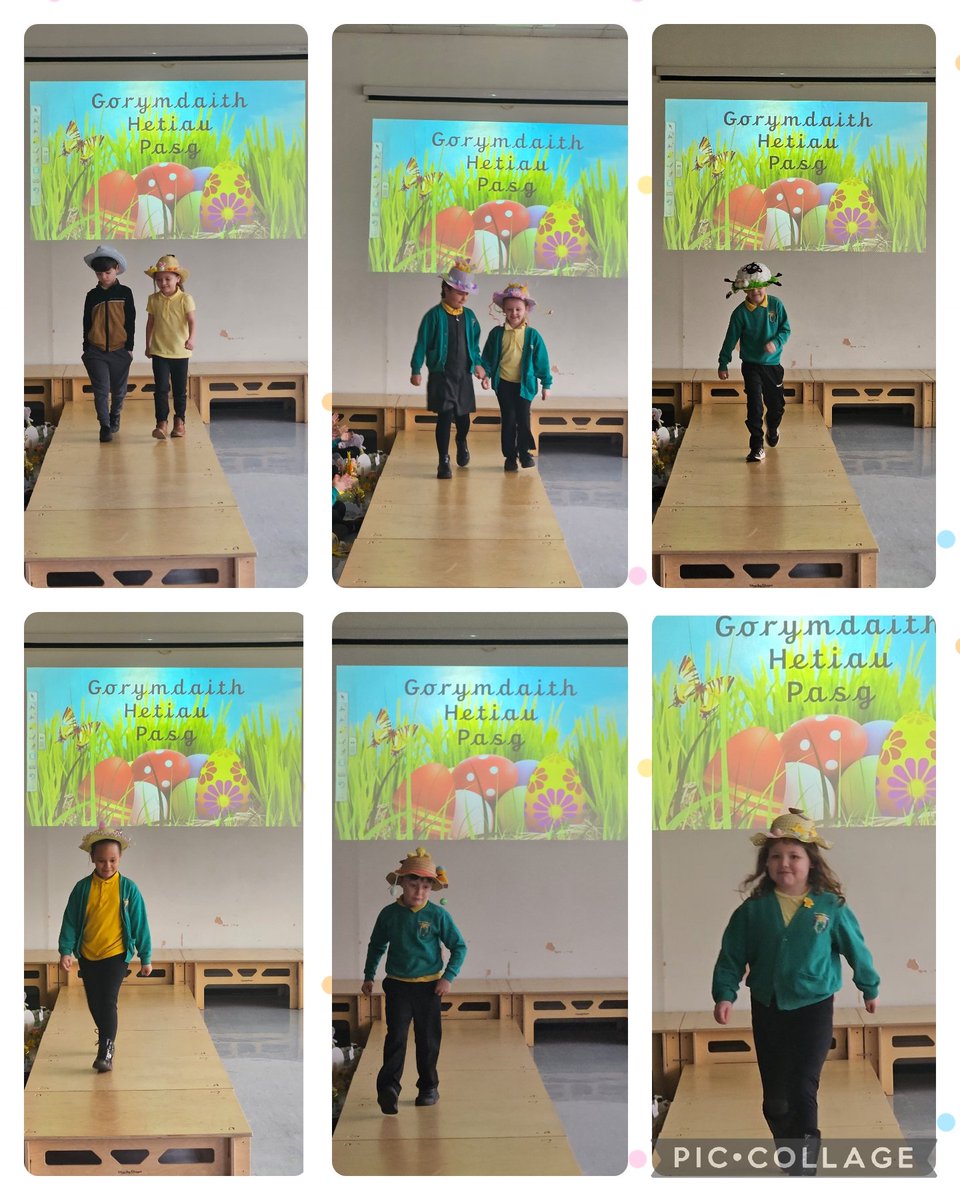 Gorymdaith Hetiau Pasg Blwyddyn 2🐰🐣
Year 2 Easter Bonnet Parade 🐣🐰
@MissWilliamsPYP 
<a href="/YsgolPenyPil/">Ysgol Pen y Pîl</a>