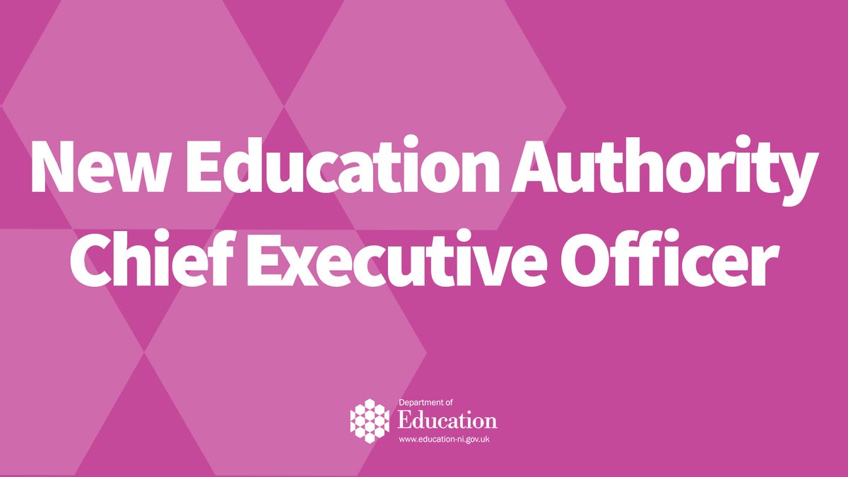 Education_NI's tweet image. The Board of the Education Authority (EA) has agreed to Education Minister @paulgivan&apos;s proposal to second Richard Pengelly to the role of Chief Executive Officer (CEO) with effect from 15 April 2024.
For more information: education-ni.gov.uk/news/education…