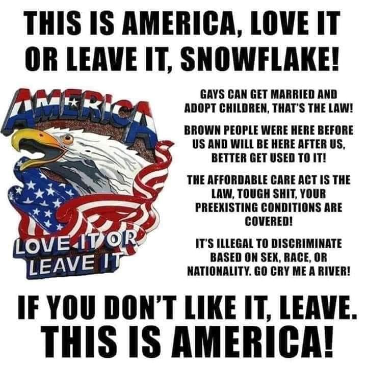 @QueerMajority @AmericnDreaming There is absolutely no need to choose. Anybody who doesn't like either will just have to grow the fluck up and deal with it. 🤷‍♀️ We are in America.