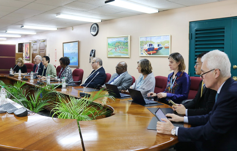 I received HE Qu Dongyu, Director General @FAO at our offices in Georgetown 🇬🇾 on Thur 21 Mar. We reaffirmed our strong partnership & noted mutual priorities, incl. food & nutrition security, climate change, women & youth participation, and the critical Hand-in-Hand Initiative.