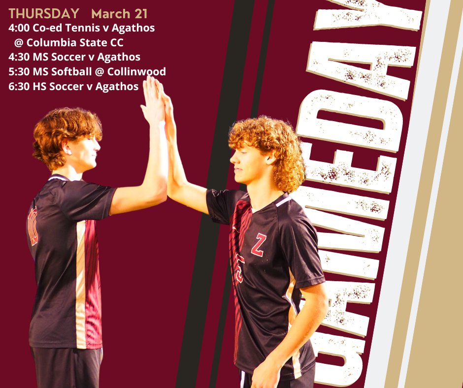 Great day for sports!
#Take_Flight
<a href="/Coach_SamMartin/">Sam Martin</a>
@ZCAsoftball
<a href="/fastpitchdad93/">Eric Coble</a>
<a href="/TJ_Derrick1/">T.J. Derrick</a>
<a href="/taylorfreels4/">Taylor Freels</a>
<a href="/amckelvy4/">Alex McKelvy⚾</a>
<a href="/mopatton_sports/">Maurice Patton</a>
<a href="/MainStreetPreps/">Main Street Preps</a>
<a href="/Kreager/">𝑇𝑜𝑚 𝐾𝑟𝑒𝑎𝑔𝑒𝑟</a>