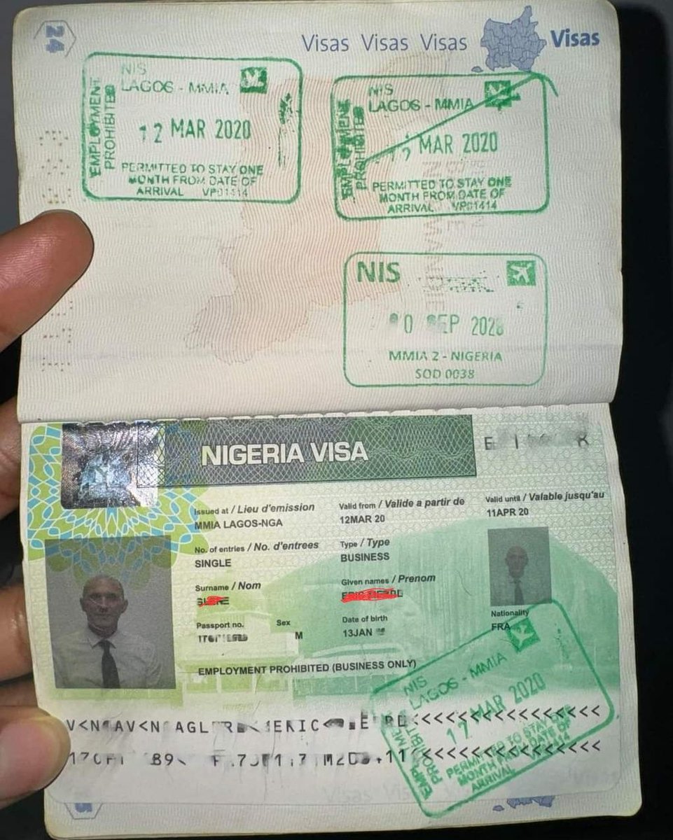 I believe this is the first time many people are seeing Nigerian Visa. Let me know if this is your first time seeing it.