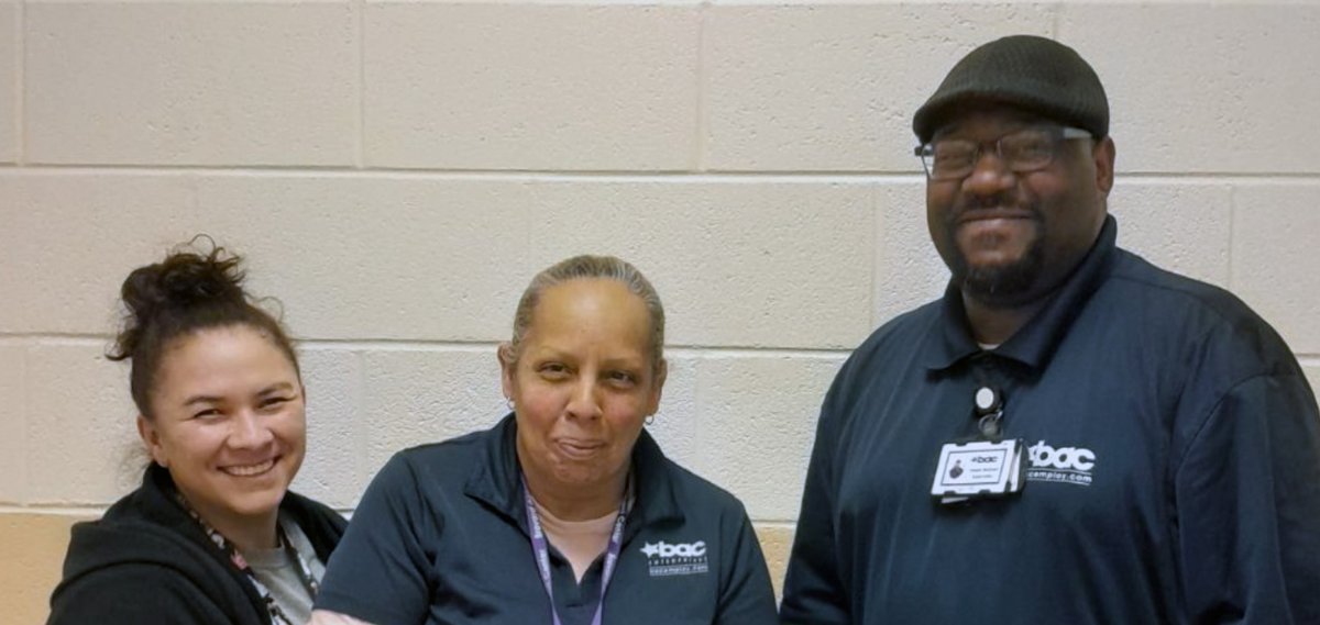 #ThankfulThursday Donald Rush, Asst. Principal at @ShughartElementarySchool would like to commend Maria J. & Anton D. for their exceptional work. As an @AbilityOne agency, @BACemploy is lucky to have such dedicated individuals on our team. Thank you!
@SourceAmerica  PowerofBAC