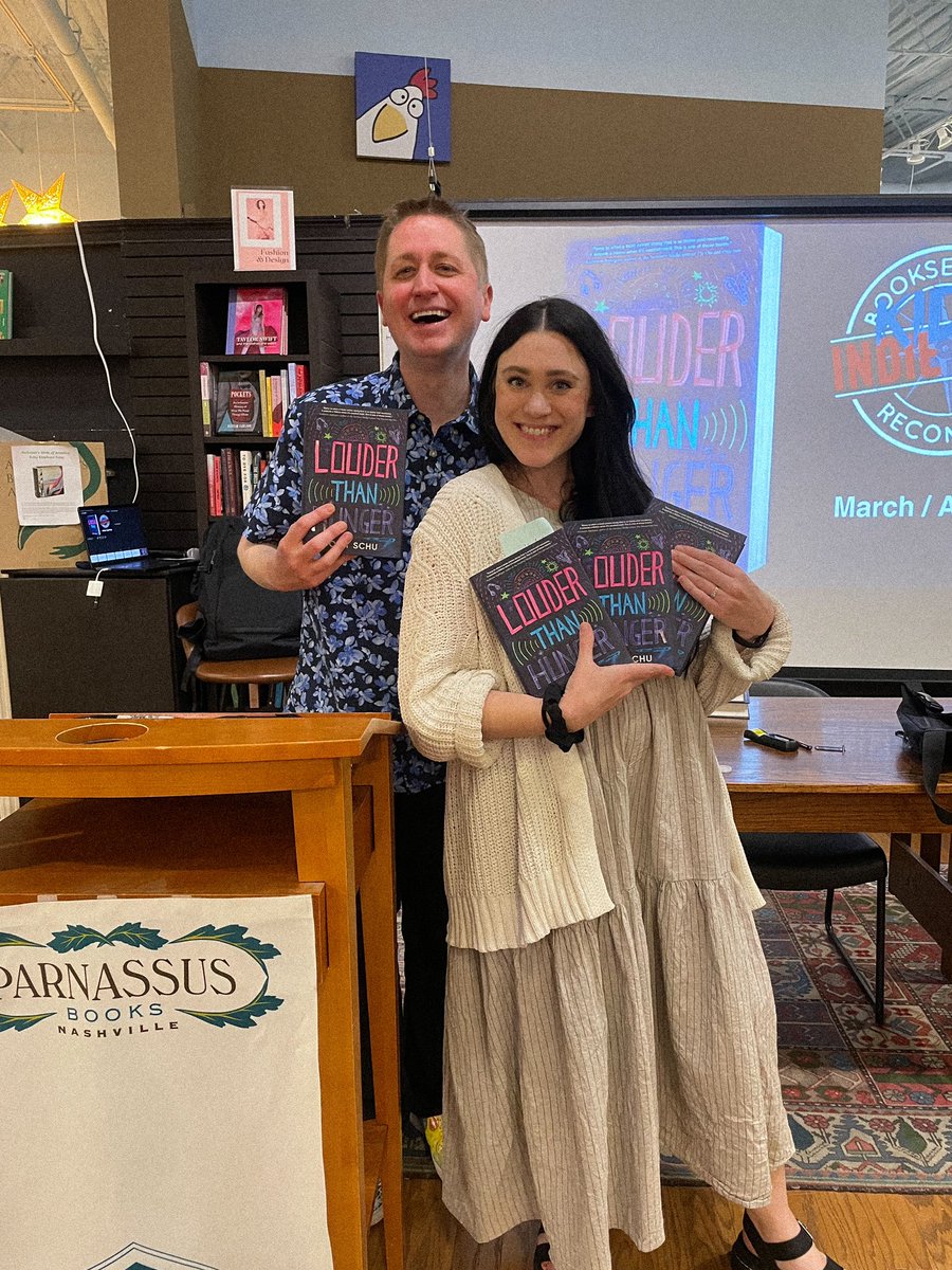.@MrSchuReads is magical. He is the kind of person you want to know. His energy is contagious. His stories are powerful. LOUDER THAN HUNGER is out now. Go buy it. 🤍🤍🤍