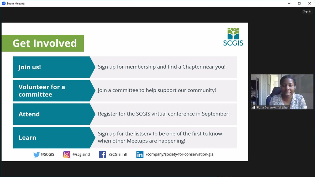 Society for Conservation GIS tweet media