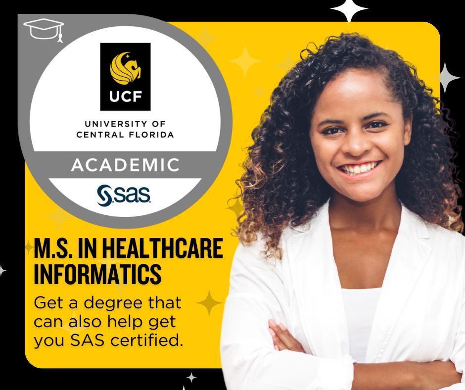 Our M.S. in Healthcare Informatics program has partnered with SAS. As a Tier One Academic Specialization, we offer unmatched training and the opportunity to sit for certification. Learn more about our program: buff.ly/49J5qH1 #SGHMI #SAS #SASCertification