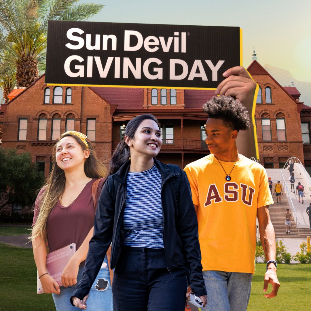 Donating to a cause you care about creates meaningful change. Each gift, regardless of size, makes a difference. #SunDevilGiving thecollege.asu.edu/give