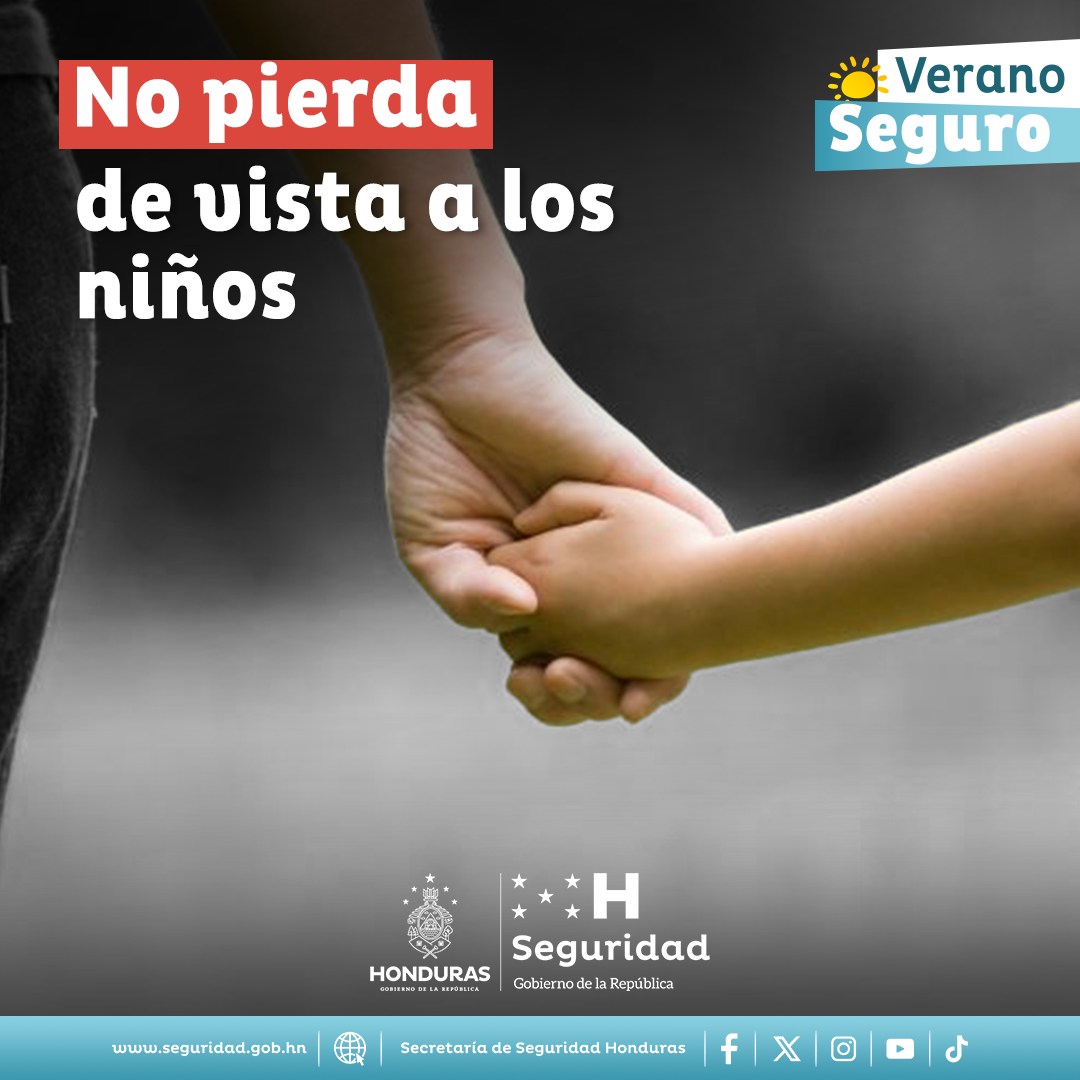 SSEGURIDADHN's tweet photo. 🌞📌 El verano es una temporada para disfrutar, pero siempre es importante priorizar la seguridad de los niños en todas las actividades.
🌞📌Ante cualquier emergencia llamé al 9-1-1 https://t.co/EWbLm5bzIS