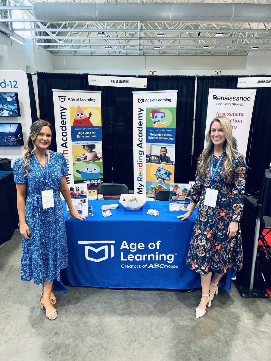 The NC @AgeofLearning team is excited to sponsor the 2024 @NCASAtweets Conference on Educational Leadership in Wilmington, NC! Come stop by booth #33 to say hi 👋 #EdLeadership2024