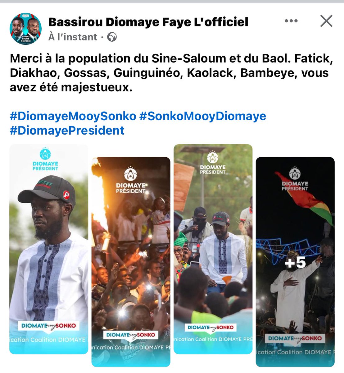 Li nak moy fatt féppp !! Diomaye kendou yaw🥳💯🔥🇸🇳
#DiomayePresident2024 🥇
