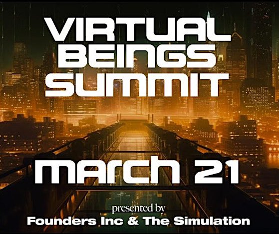 We’ve had a great week at GDC and hope you have too! For our final public appearance of the week, we will head to the Virtual Beings Summit where @hmason will share perspective on AI & Games on a panel at 2:30. Tickets here: eventbrite.com/e/ai-x-games-v…